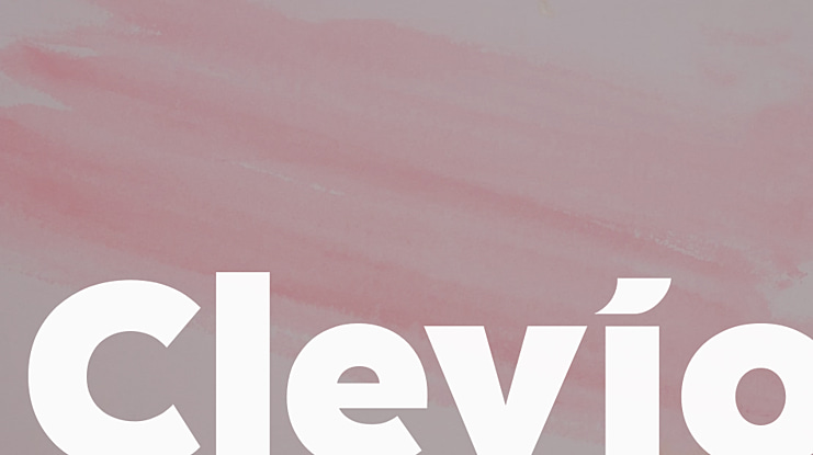 Clevio Font