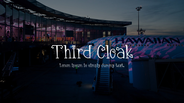 Third Cloak Font