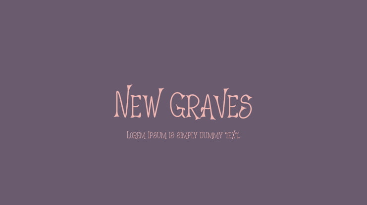 New Graves Font