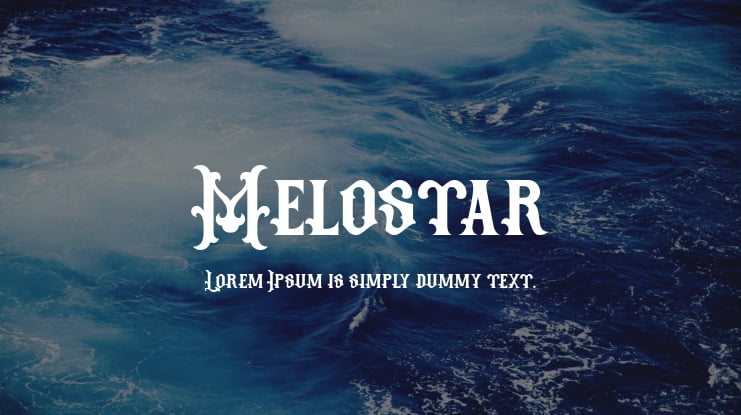 Melostar Font