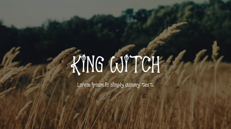 KING WITCH Font