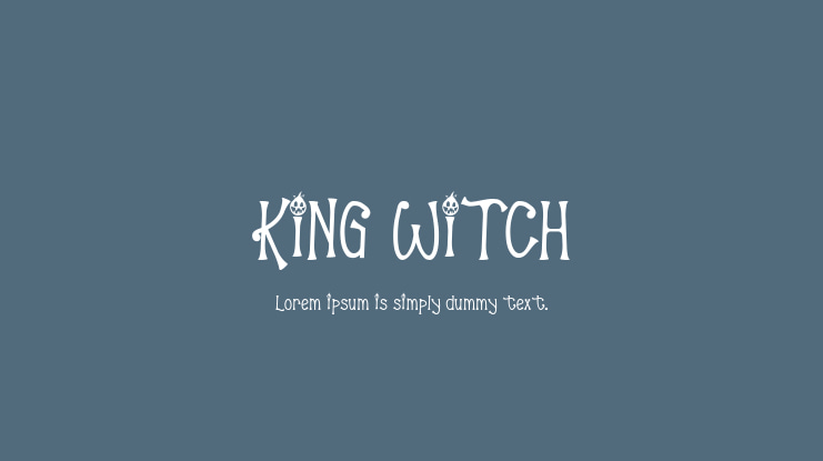 KING WITCH Font