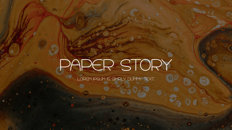 Paper Story Font
