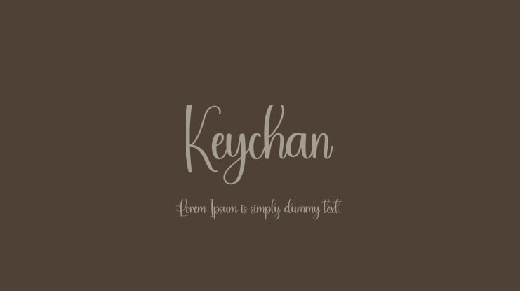 Keychan Font