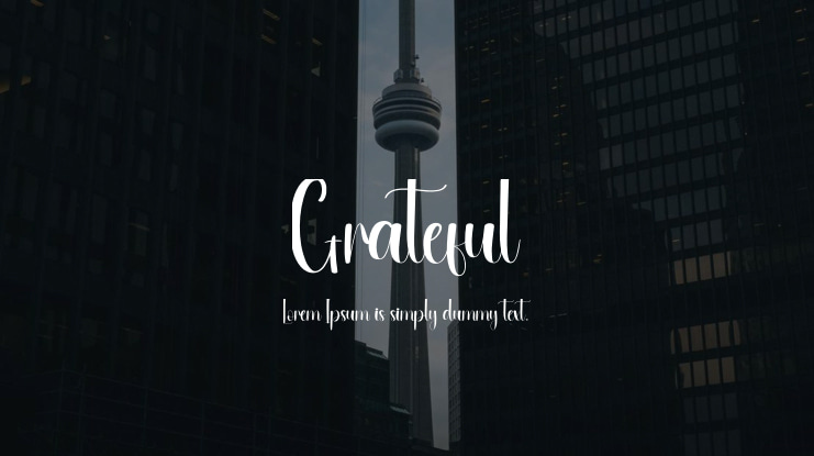 Grateful Font