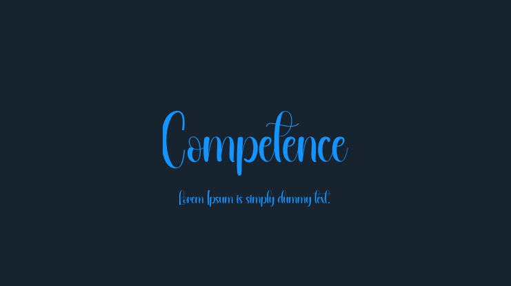 Competence Font