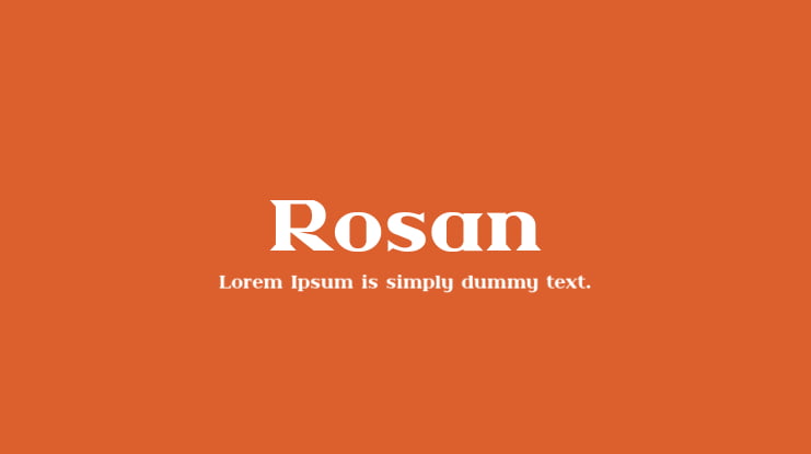 Rosan Font
