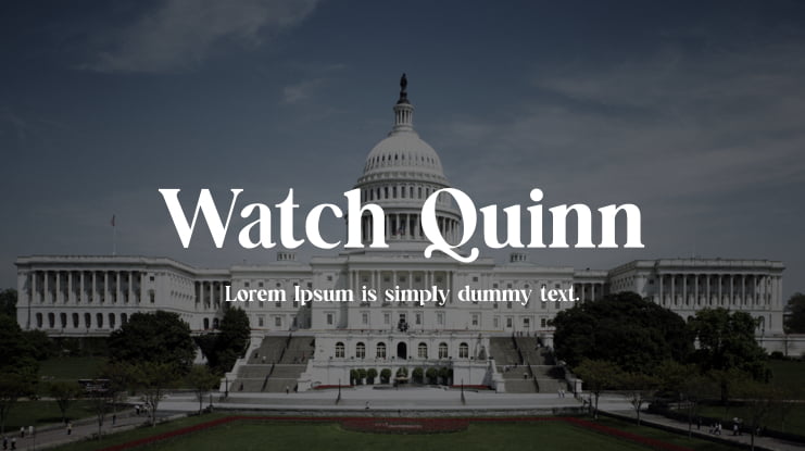 Watch Quinn Font