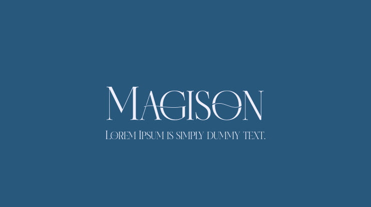 Magison Font