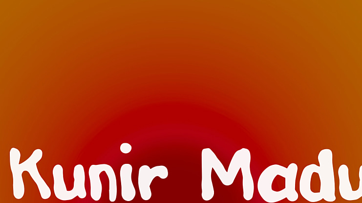 Kunir Madu Font