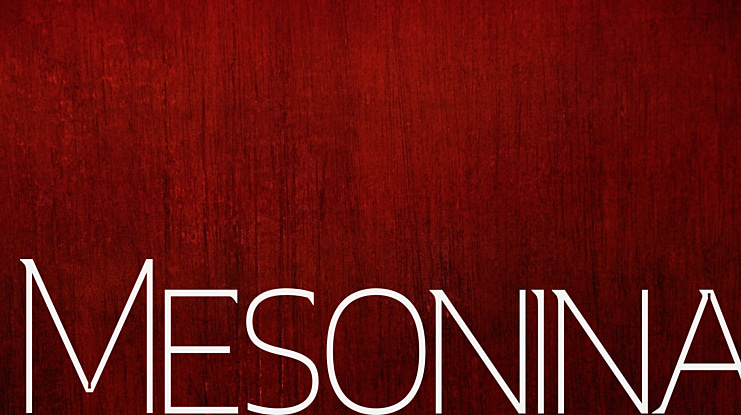 Mesonina Font