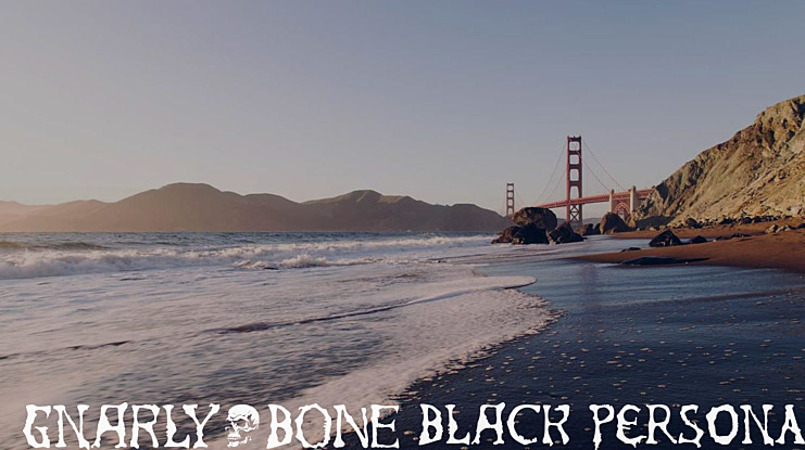 Gnarly Bone Black PERSONAL Font Family