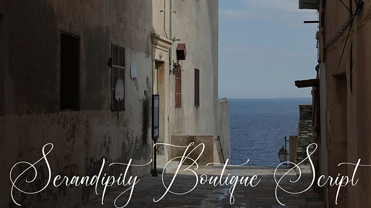 Serandipity Boutique Script Font Family