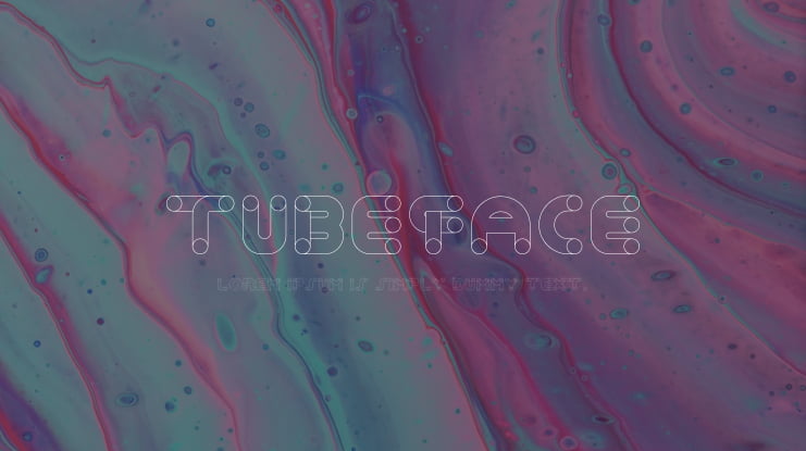 Tubeface Font Family