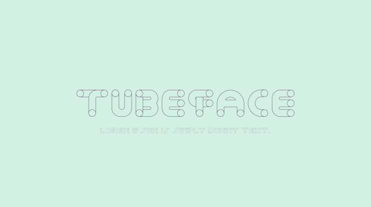 Tubeface Font Family