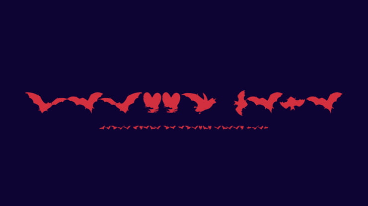 Vampyr Bats Font