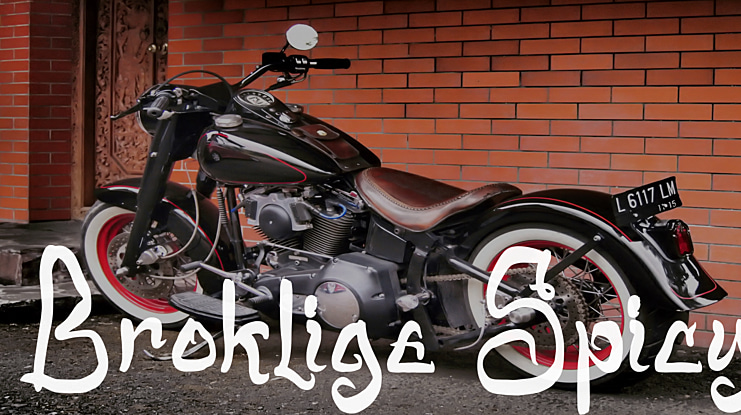 Broklige Spicy Font