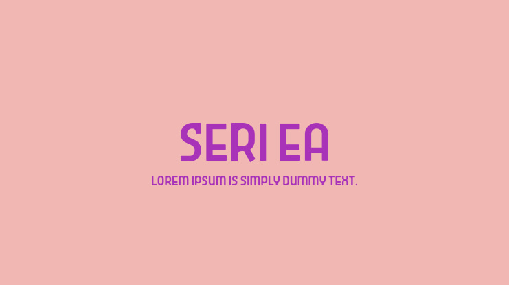 Seri EA Font