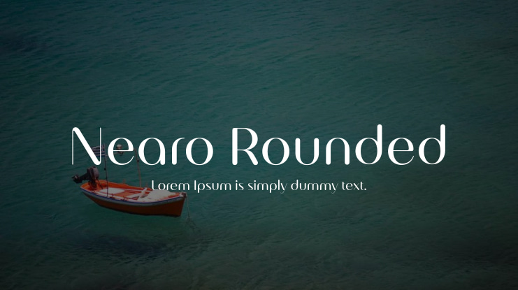 Nearo Rounded Font Family