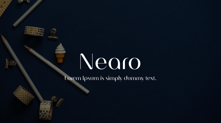 Nearo Font Family