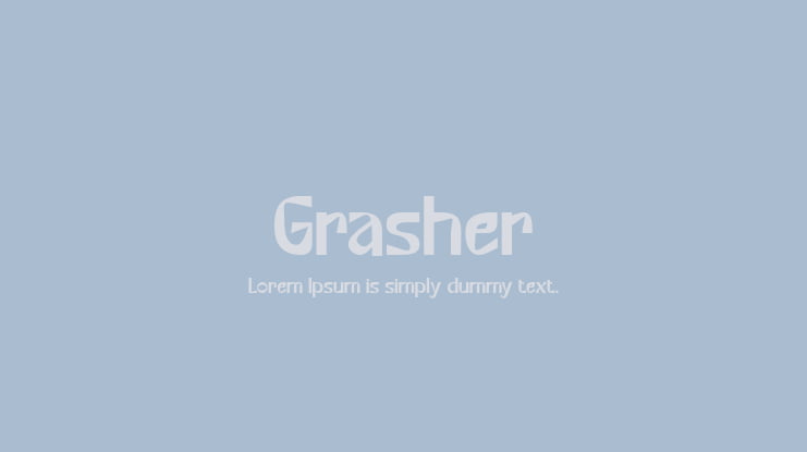 Grasher Font