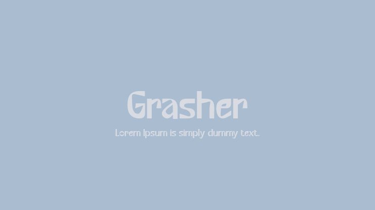 Grasher Font