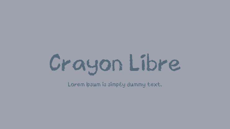 Crayon Libre Font