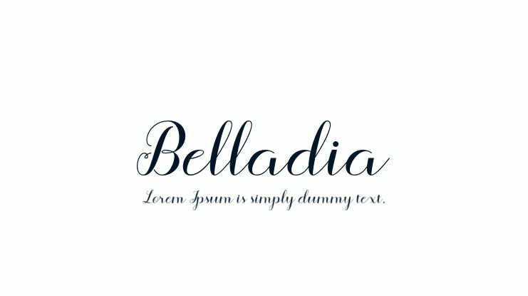 Belladia Font