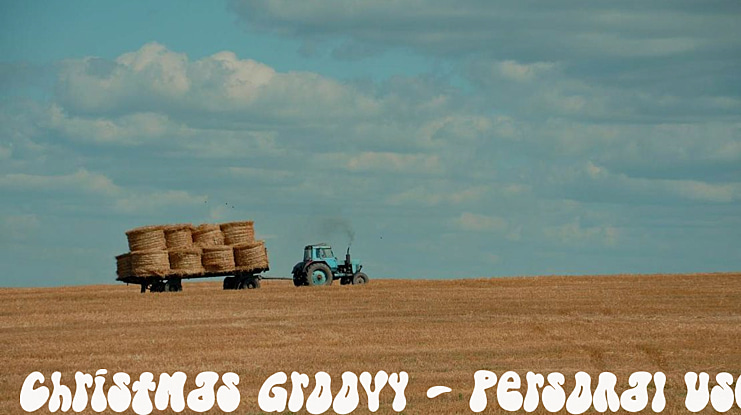 Christmas Groovy - Personal Use Font