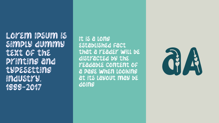 Filling In Love Font