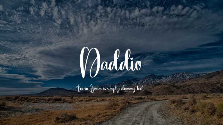 Daddio Font