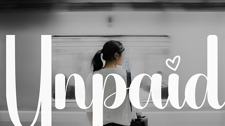 Unpaid Font