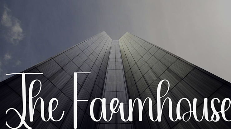 The Farmhouse Font