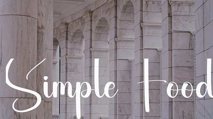 Simple Food Font