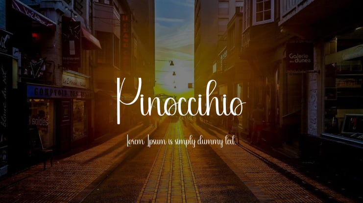 Pinoccihio Font