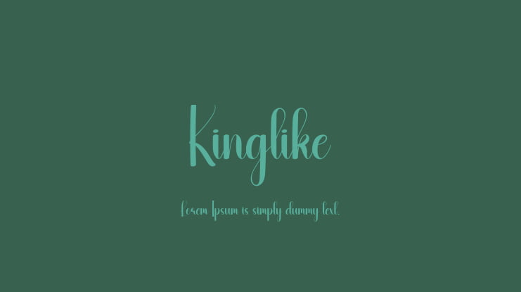 Kinglike Font