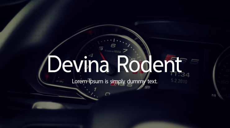 Devina Rodent Font Family