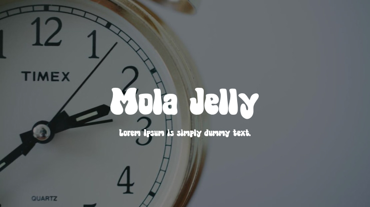 Mola Jelly Font