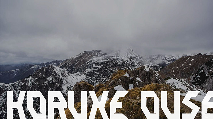 KORUXE OUSE Font
