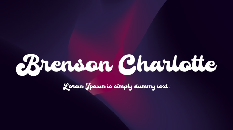 Brenson Charlotte Font