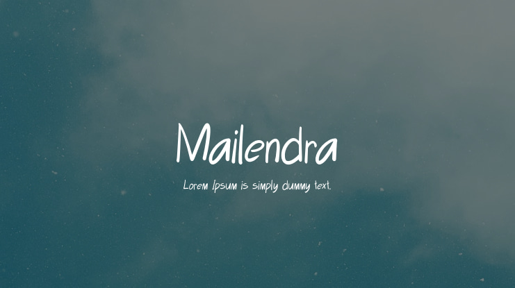 Mailendra Font