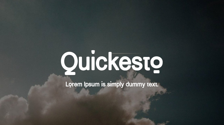 Quickesto Font