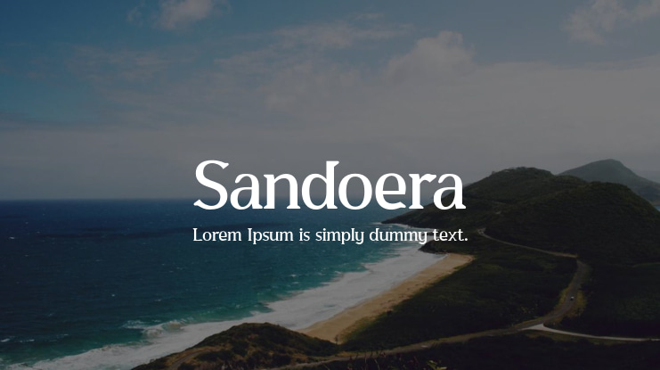 Sandoera Font