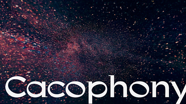 Cacophony Font