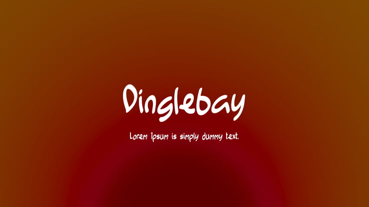 Dinglebay Font