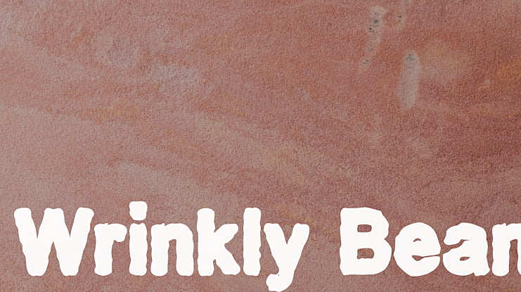 Wrinkly Bean Font