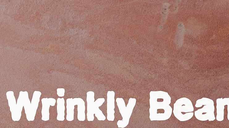 Wrinkly Bean Font