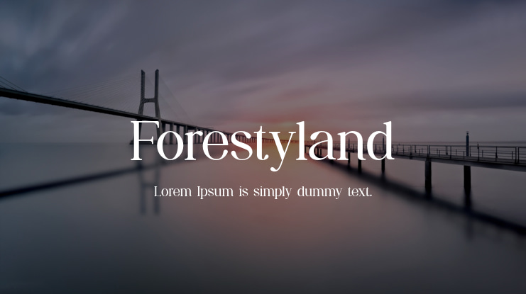 Forestyland Font Family