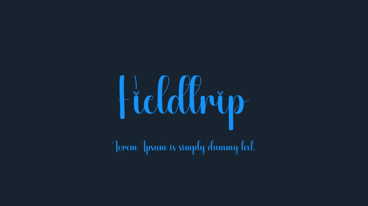 Fieldtrip Font