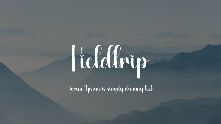 Fieldtrip Font
